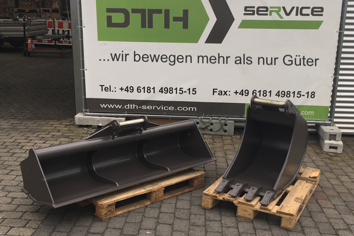 Baggerschaufeln-  Ersatz für eine Baustelle