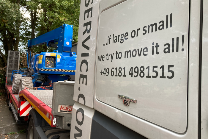 Die JLG. M600JP fährt elektrisch trotz 7800kg Eigengewicht. © DTH Service GmbH - Maintal Die JLG. M600JP fährt elektrisch trotz 7800kg Eigengewicht. © DTH Service GmbH - Maintal