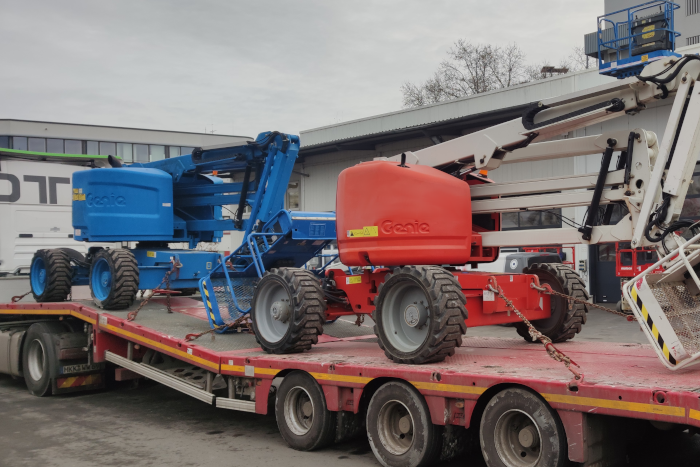 Genie Gelenkteleskoparbeitsbühnen. © DTH Service GmbH - Maintal Genie Gelenkteleskoparbeitsbühnen. © DTH Service GmbH - Maintal