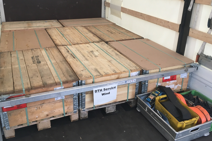 Eine eilige Partie mit Stahlbauteilen © DTH Service GmbH- Maintal Eine eilige Partie mit Stahlbauteilen