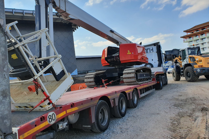 Die JLG 660SJC eine Kettenarbeitsbühne © DTH Service GmbH -Maintal.