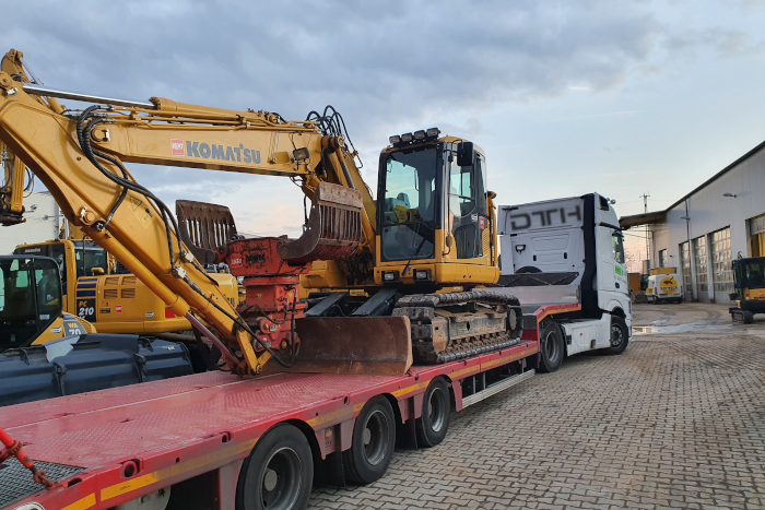 Der Komatsu PC138US-11 Hydraulikbagger. © DTH Service GmbH - Maintal