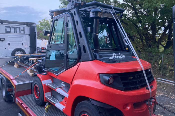 Ein Gabelstapler von Linde, der H70 © DTH Service GmbH - Maintal