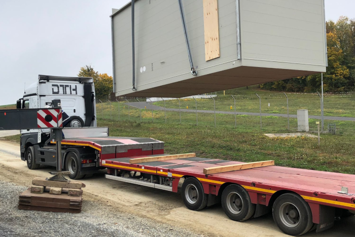 Ein Messcontainer für die MEGAL © DTH Service GmbH - Maintal